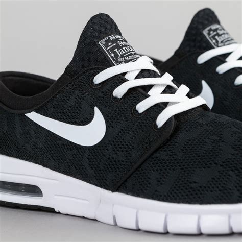 nike sb stefan janoski max black white größe 44